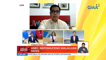 Panayam kay Usec. Nepomuceno Malaluan, DepEd | UB