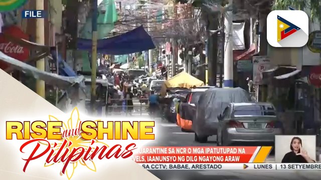 Bagong community quarantine sa NCR o mga ipatutupad na COVID-19 alert levels, iaanunsyo ng DILG ngayong araw