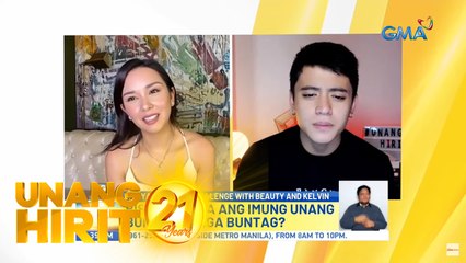 Unang Hirit: Morning chikahan with Beauty Gonzales and Kelvin Miranda!