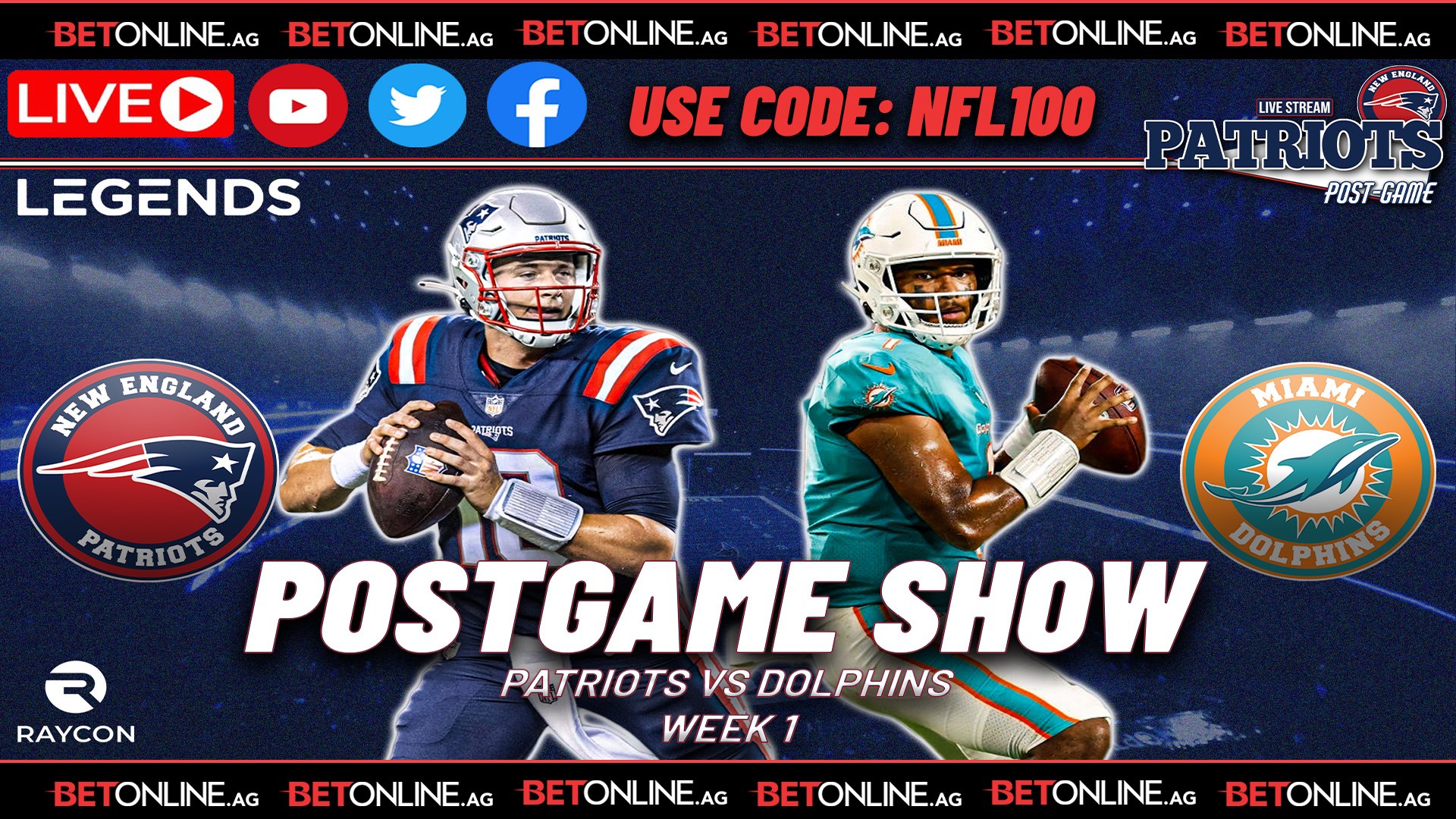 Patriots vs Dolphins POSTGAME Show - video Dailymotion