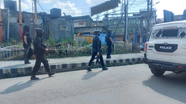 CCTV footage of Srinagar terrorist attack on police surfaced