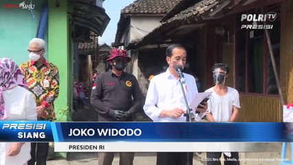 Presiden Jokowi Tinjau Vaksinasi Door to Door di Klaten