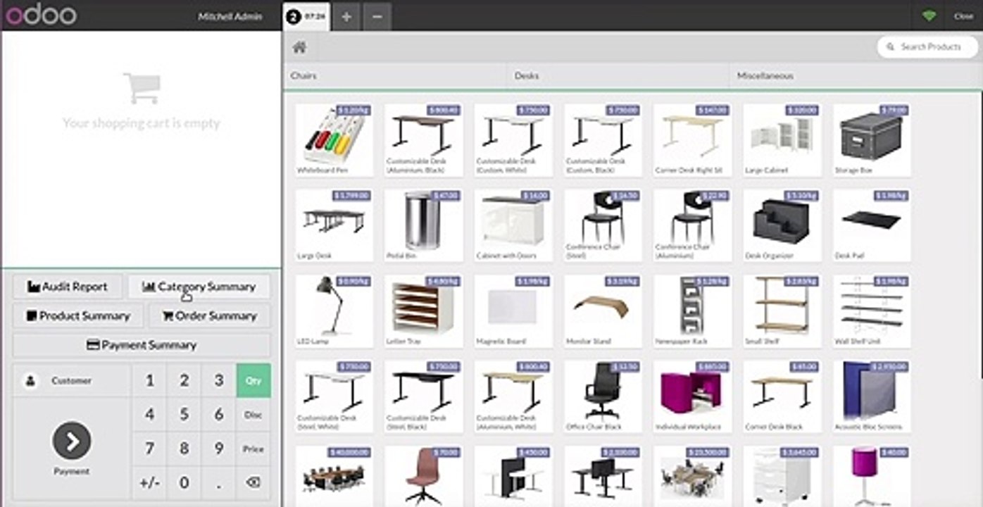 How to create and print all type POS reports in Odoo | Browseinfo
