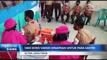 Polres Blitar Kota Menggelar Gerai Vaksin Presisi Di Pondok Pesantren Al Kamal
