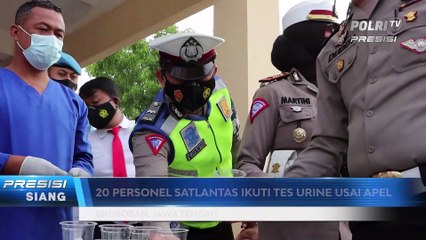 Polres Grobogan Gelar Tes Urine Mendadak Bagi Personil Satlantas