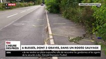 Libercourt : Un rodéo sauvage fait 6 blessés dont trois graves lorsque le conducteur d'une des voitures a perdu le contrôle de son véhicule percutant plusieurs piétons