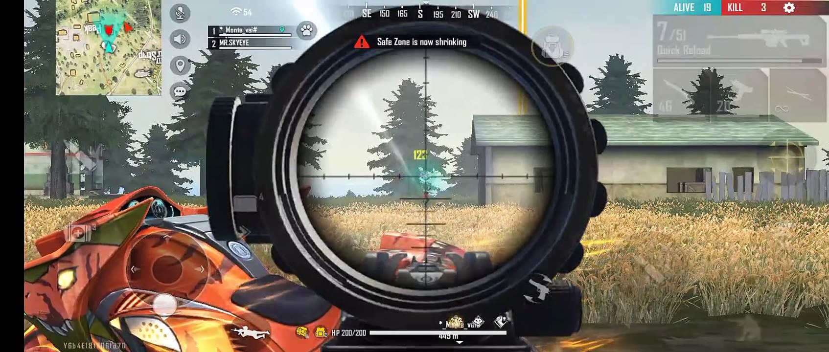 Free fire op gameplay| B2k and roukff