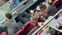 Berat Albayrak, Trabzonspor-Galatasaray maçını locadan izledi