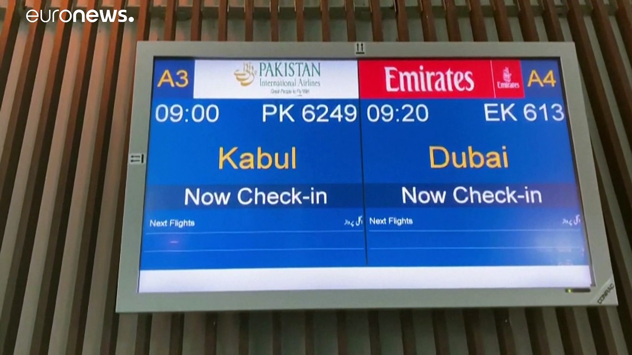 طائرة تجارية أجنبية تحط في مطار كابول لأول مرّة منذ سيطرة طالبان على أفغانستان