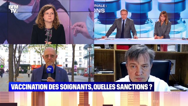 Vaccination des soignants, quelles sanctions ? - 13/09