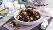 Pop corn au chocolat et aux marshmallows