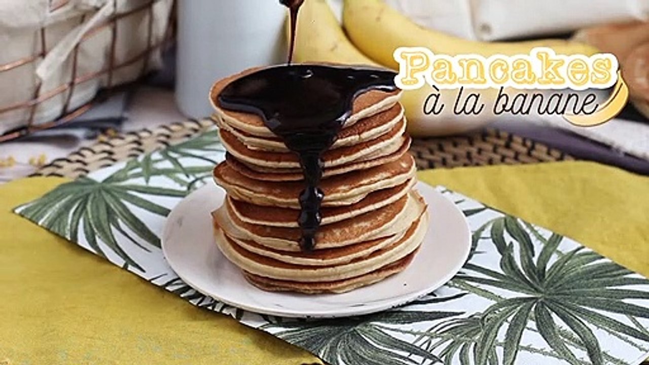 Pancakes à la banane facile