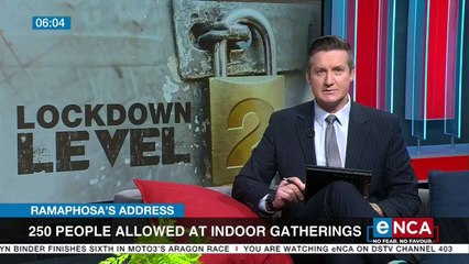 250 people allowed at indoor gatherings