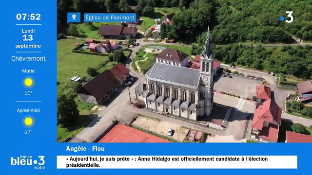 13/09/2021 - Le 6/9 de France Bleu Belfort Montbéliard en vidéo