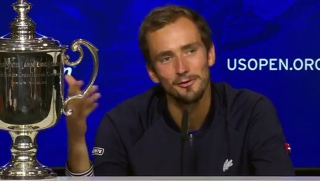 US Open 2021 - Daniil Medvedev : Si on parle de moi.... j'ai fait mon boulot ! Je suis triste pour lui mais content pour moi !