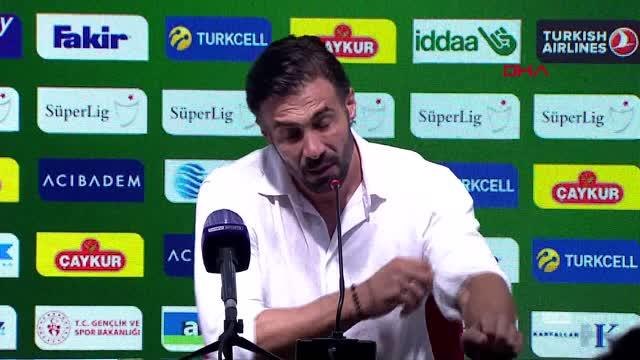 SPOR Çaykur Rizespor - Atakaş Hatayspor maçının ardından