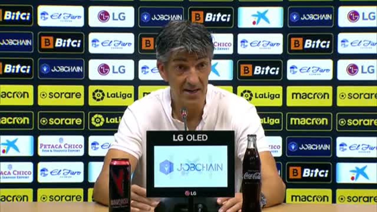 Imanol Alguacil: "Hemos hecho muchas cosas bien"