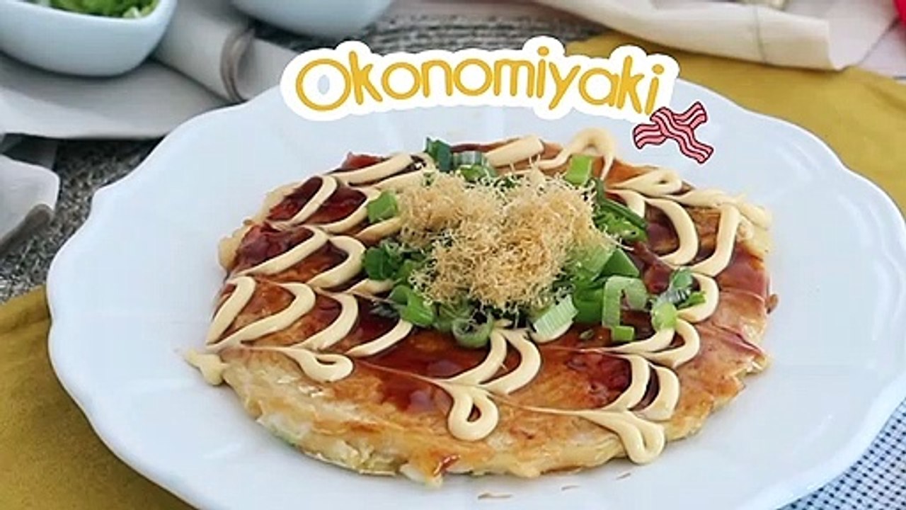 Okonomiyaki - omelette japonaise