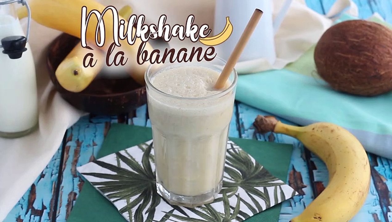 Milkshake à la banane et à la vanille - Vidéo Dailymotion