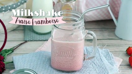Milkshake Vegan aux fruits rouges