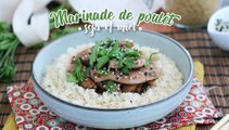 Poulet mariné sauce soja et miel