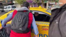 Kısa mesafeyi beğenmeyen taksici pusette bebeğiyle bekleyen yolcuyu almadı