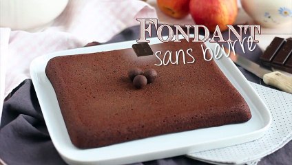 Fondant au chocolat sans beurre facile