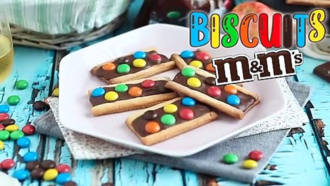 Biscuits sablés aux m&m's