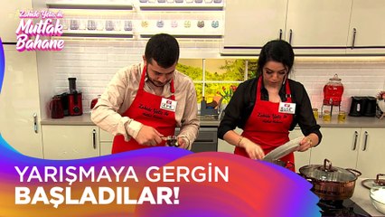 Buse & Efe çiftimiz yarışmaya gergin başladı! - Zahide Yetiş ile Mutfak Bahane 13 Eylül 2021
