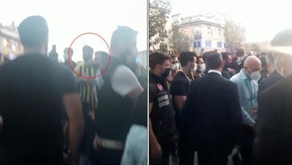 Kadıköy'de kaos! Bir grup taraftar, Başkan Ali Koç'u istifaya davet etti