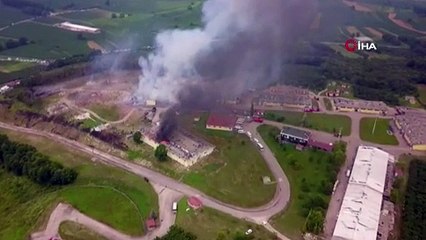 Sakarya'daki havai fişek fabrikasında patlama