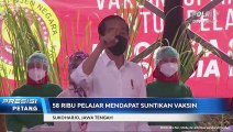 Presiden Tinjau Vaksinasi Bagi Pelajar di Sukoharjo, Jawa Tengah