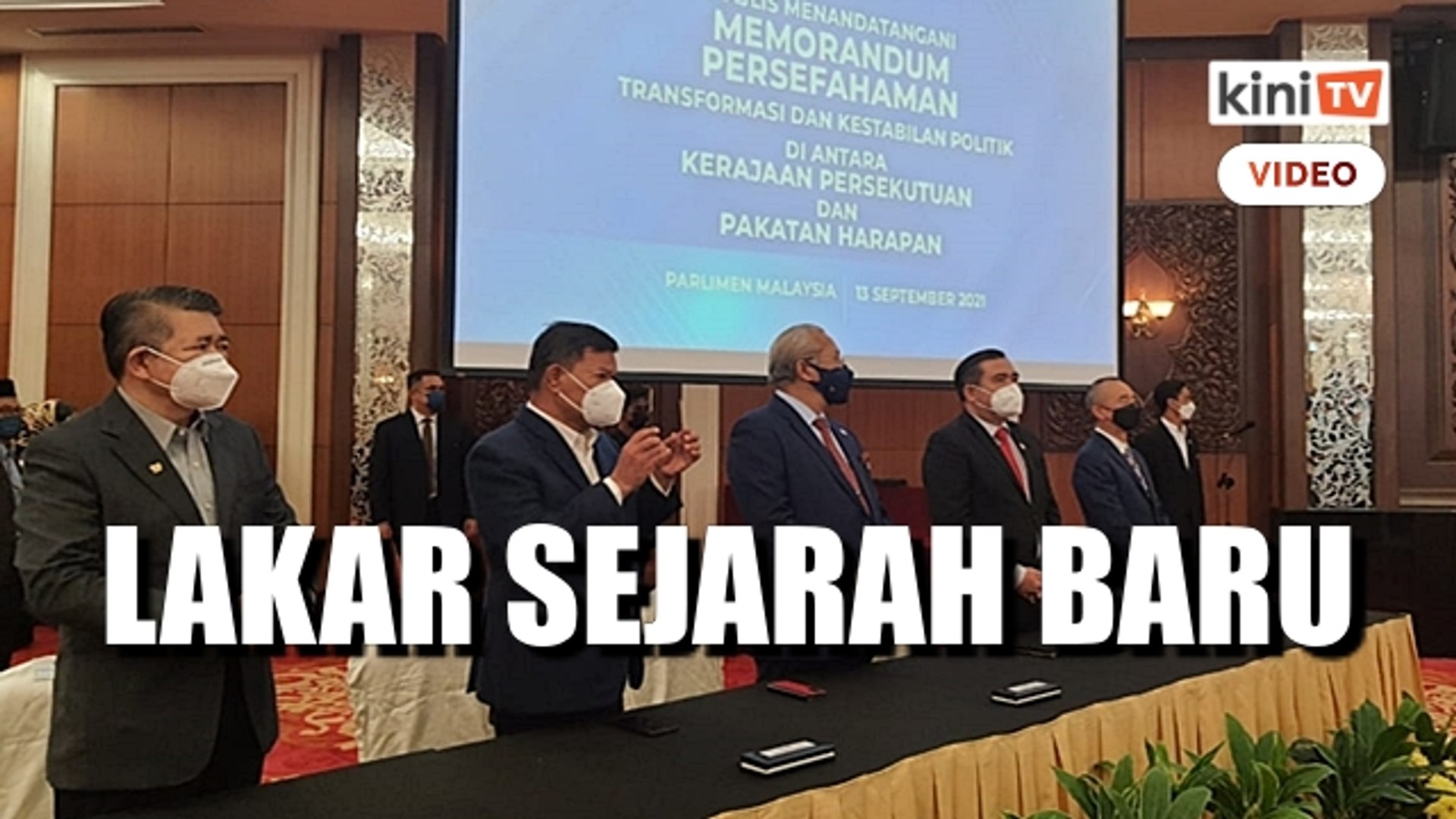 Sejarah Tercipta Kerajaan Dan Pakatan Harapan Materai Mou Video Dailymotion