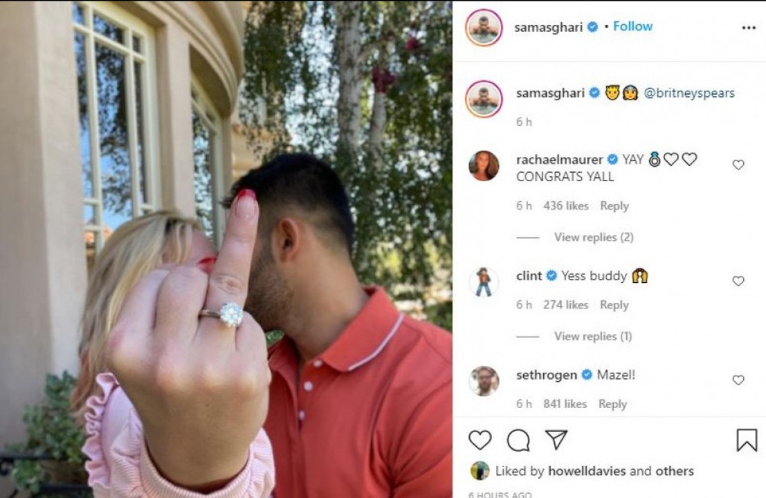 Britney Spears: Verlobung mit Sam Asghari!