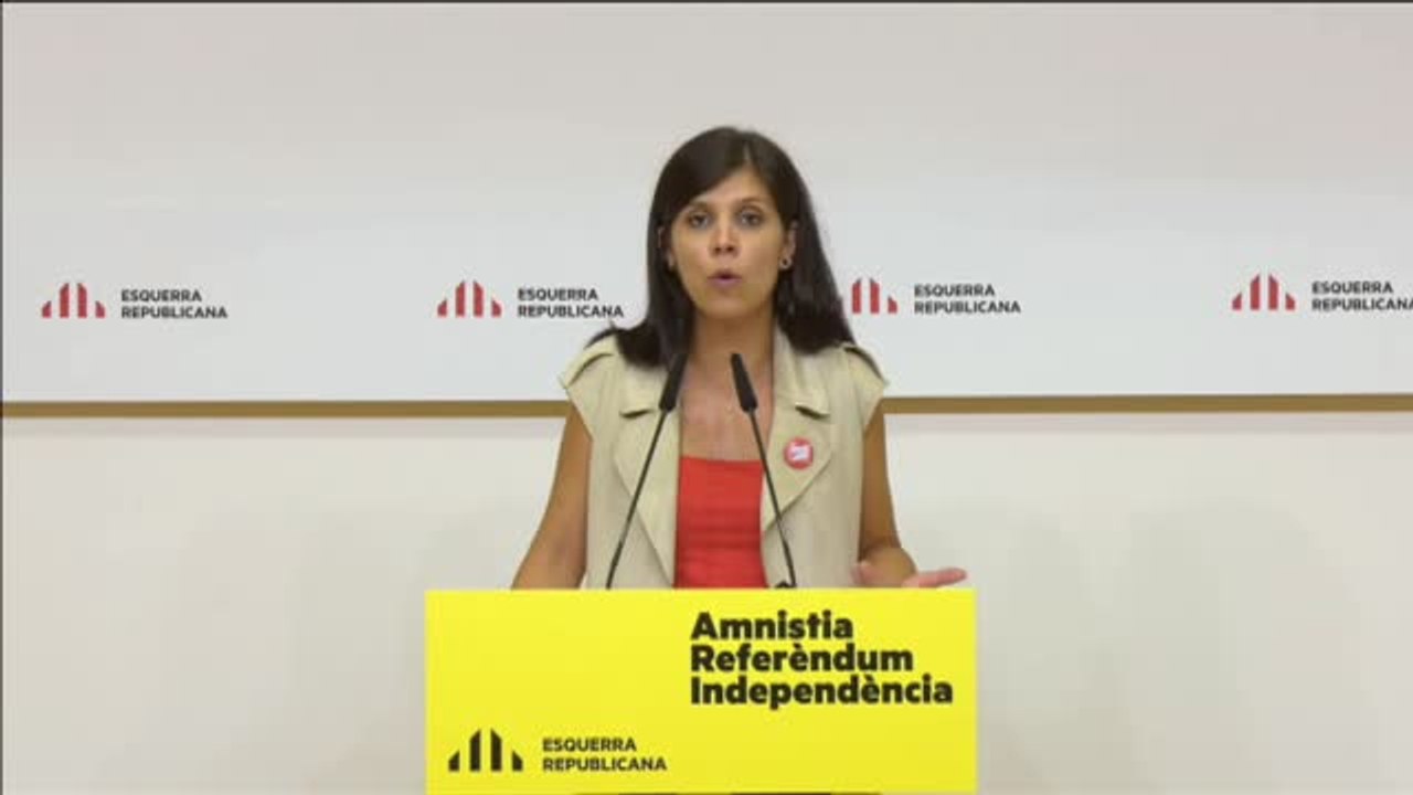 ERC: "La demanda de convertirnos en República Catalana no se soluciona con una inversión en el aeropuerto"