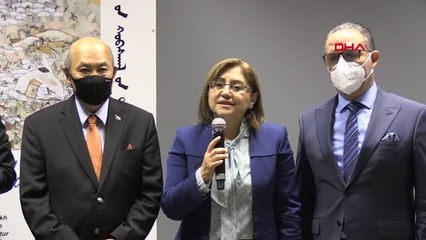 GAZİANTEP'TE, MOĞOLİSTAN ÇAĞDAŞ SANATÇILARI SERGİSİ' AÇILDI