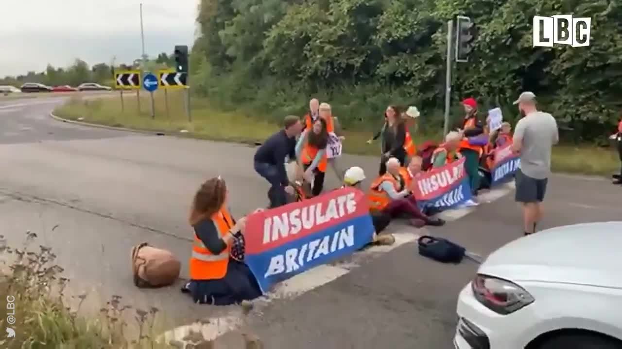 Motorist vents anger at protesters blocking M25