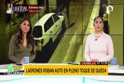 Chorrillos: aprovechan toque de queda para robar vehículo