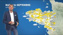Bulletin météo pour le mardi 14 septembre 2021