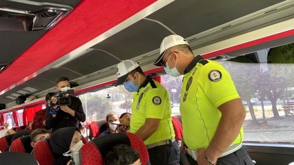 15 Temmuz Demokrasi Otogarı'nda aşı ve PRC testi denetimi