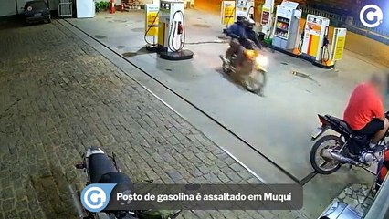 Posto de gasolina é assaltado em Muqui