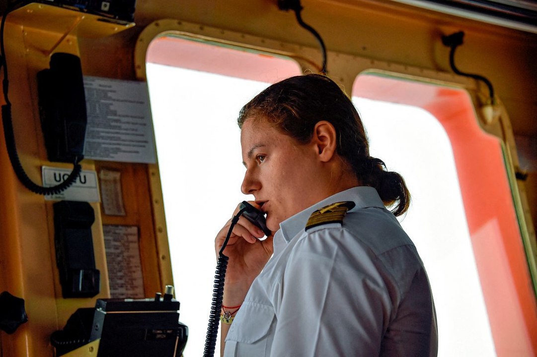 Erste Frau navigiert russischen Atomeisbrecher