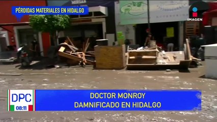 Continúa limpieza en Hidalgo tras las lluvias