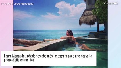 Laure Manaudou sans haut de maillot de bain : elle dévoile un long tatouage dans le dos