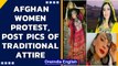 Afghan women pose in traditional attire to protest against Taliban’s burqa order | Oneindia News