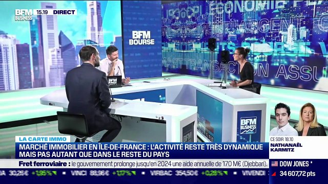 Marie Coeurderoy (BFM Business) et Thomas Lefebvre (Meilleurs Agents): Marché de l'immobilier en Île-de-France, l'activité reste très dynamique mais pas autant que dans le reste du pays - 13/09