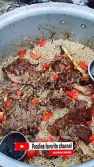 ARABIAN  MUTTON MANDI BIRYANI Before Dum #shorts #fulllegmutton Full video link in description