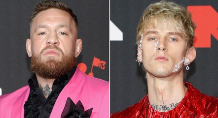 Conor McGregor and Machine Gun Kelly Fight on VMAs Red Carpet