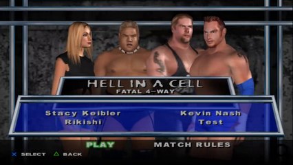 Here Comes the Pain Stacy Keibler(ovr 100) vs Rikishi vs Kevin Nash vs Test
