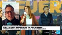 Informe desde Buenos Aires: oposición ganó en casi todo el país, revés para el oficialismo